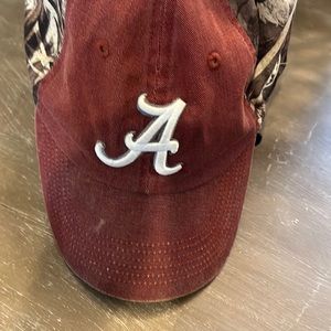 Alabam camo hat.  Worn many times. Listing #4236